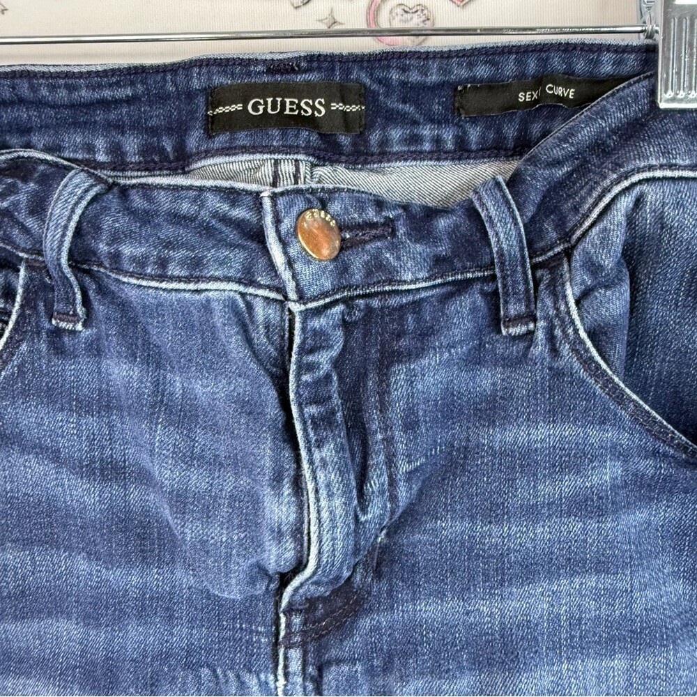 Guess jeans sexy curve dark wash Women's Dark Blue Skinny Jeans View 6